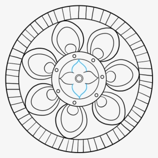 How To Draw Beginner Mandala - Analog Clock Clip Art #6307360