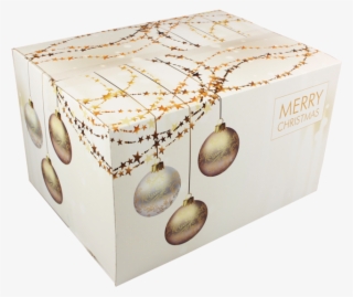 Christmas Gift Box, Golden Bridge, Cardboard, 39x55x30cm, - Kerstpakket Dozen #6308863
