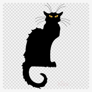 Black Cat Transparent Background Clipart Cat Kitten - Halloween Symbols Clip Art #6310168