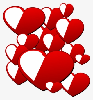 This Free Clip Arts Design Of Bint Hearts Png #6312027