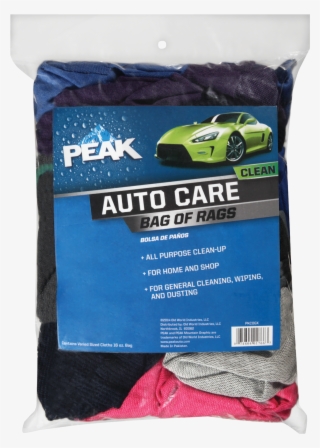 Peak Auto Care Clean Bag Of Rags 16 Oz. Pack #6313354