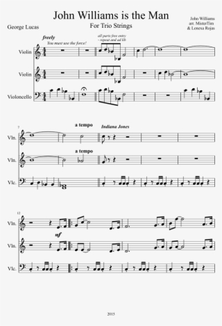 Print - John Williams Trio Score #6314511