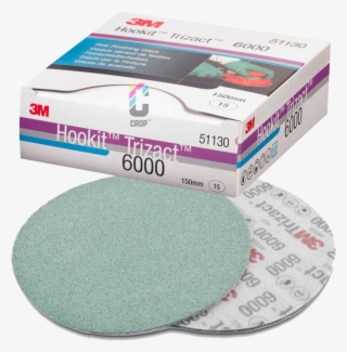 3m Trizact Hookit Fine Finishing Disc, 75 Mm, Plain, #6315102