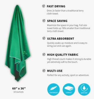 Micro Towel Xl - Yellow #6316690