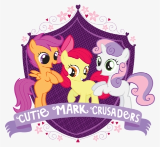 Cutie Mark Crusaders Crest - My Little Pony Cutie Mark Crusaders Logo #6317691