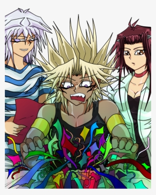 Source Yami Bakura Yami Marik Aki Izayoi Akiza Izinski - Cartoon #6317865