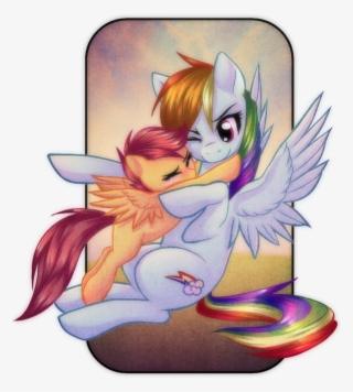 Oh Hey One Of These Singalong Projects From Ponychan - Rainbow Dash And Scootaloo #6322505