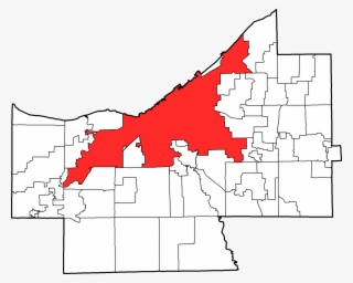 Location In Cuyahoga County - Map Of Cleveland Ohio #6324120