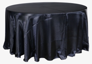 Economy Shiny Satin 132" Round Tablecloth - Satin #6326488
