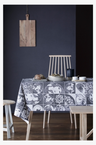 Wiinblad Acrylic Tablecloth Blue W140 Cm Bjørn Wiinblad - Bjørn Wiinblad - Tea Towel, Blue #6326785