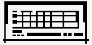 Vector Illustration Of Computer Keyboard For Input - Bed Frame #6327645