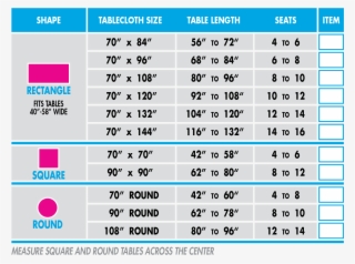 Tablecloth Size Guide Celebrationtablecloths - Celebration Tablecloths Timber Fabric Tablecloth, 70" #6327814
