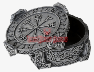 Zoom - Pacific Giftware Norse Viking Vegviser Runic Compass #6328562