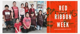 Sunnyside Students Celebrate Red Ribbon 🎀 Week - Milan Fashion Week 2012 #6329181