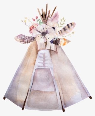 Celebration Tent Cartoon Transparent - Watercolor Tipi #6330366