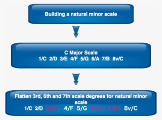 Natural Minor Scale Showing All 5 Patterns Of Caged - Minor Scale #6330367