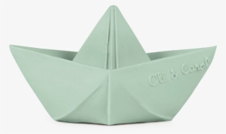 Mint Boat Rubber Toy - Oli And Carol Origami Boat Mint #6330528