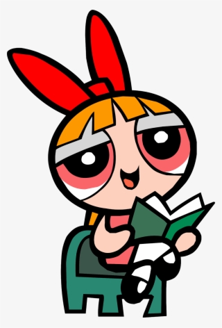 Powerpuff Girls Blossom Cartoon - Powerpuff Girls Read Book #6331943