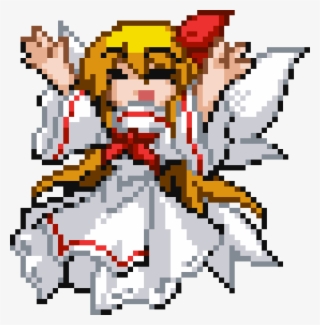 #pixelart #draw #anime #manga #colorbynumber #game - Touhou Project #6335560