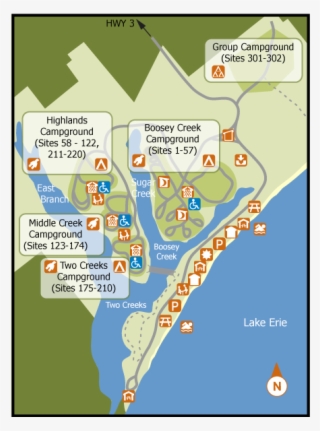 Location Map - Wheatley Provincial Park Map #6338450