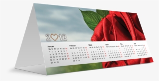 Calendar, 2018, New Year, Rose, Heart, New Year's Day - Calendar #6339795