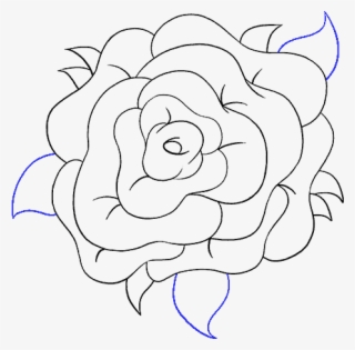 Vector Library Download How To Draw A Flower Easy Guides - Drawing #6340395