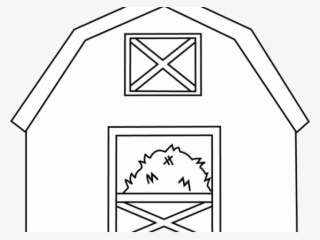 Barn Clip Art Black And White #6340972