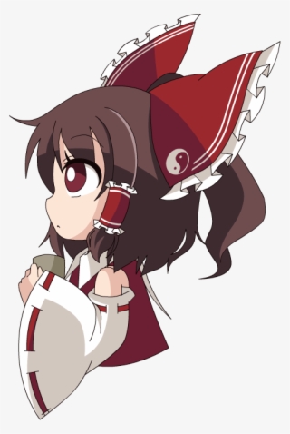 Reimu-gazing - Cartoon #6345269