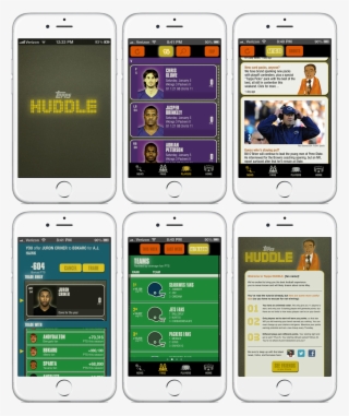 The Original Ui For Topps Huddle 2012 Was Based On - Iphone #6345512
