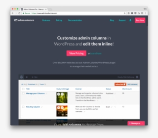 Wordpress Admin Columns - Computer Program #6347125