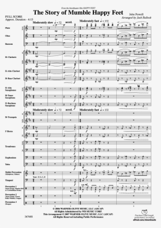 The Story Of Mumble Happy Feet Thumbnail - My Funny Valentine Sheet Music #6347177