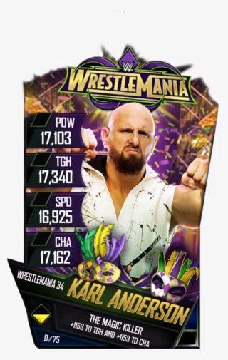 Karlanderson S4 19 Wrestlemania34 - Wwe Supercard Aj Styles Wm34 #6347830