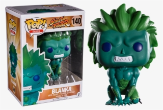Street Fighter Blanka Blue Green Pop Vinyl Figure #6348087