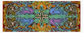 Celtic Man And Bird Wraparound Ceramic Mug Design - Motif #6348744