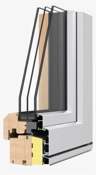 Aluminium Wood Windows - Uni_one Complanare #6349633