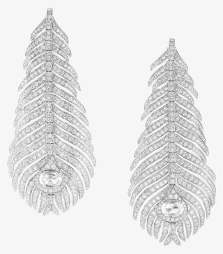 Plume De Paon Pendant Earrings - Boucheron #6350023
