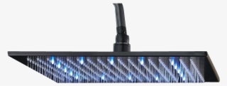 16" Oil Rubbed Bronze Square Color Changing Led Rain #6350146