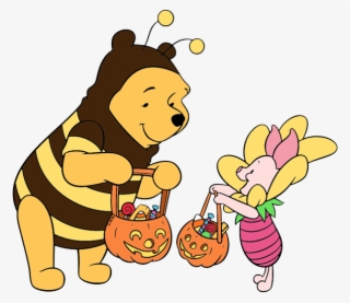 Halloween Clip Art - Pooh And Piglet Halloween #6350828