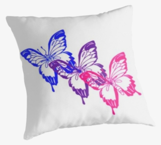 Bisexual Flag Butterflies By Infuriating - Bisexual Butterfly Queen Duvet #6351601