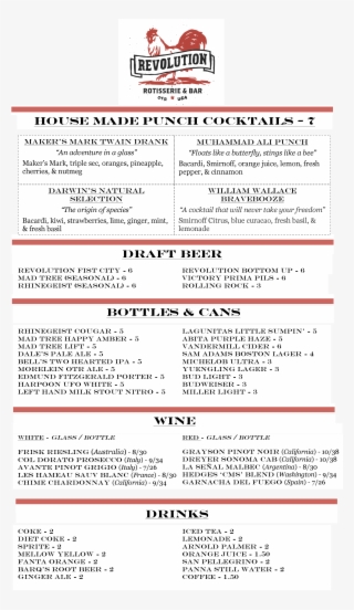 The Restaurant Information Including The Revolution - Revolution Rotisserie #6351708