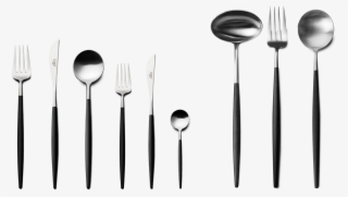 Goa Matte/black Handle 75 Pc Set - Cutlery #6351962