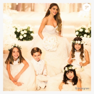 Sofia Vergara Et Ses Demoiselles D'honneur / Photo - Sofia Vergara Wedding #6352905