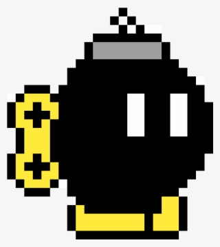 A Bomb From Mario - Bob Omb Pixel Art #6355213
