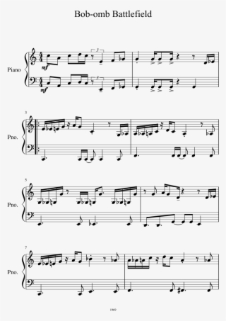 Bob-omb Battlefield - Mambo No 5 Piano Sheet Music #6355310