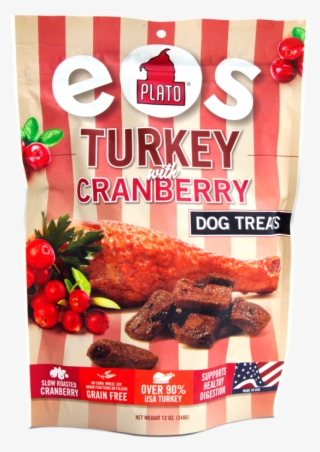 Turkey With Cranberry Dog Treats - Plato Pet Treats - Eos Dog Treats Turkey #6356859