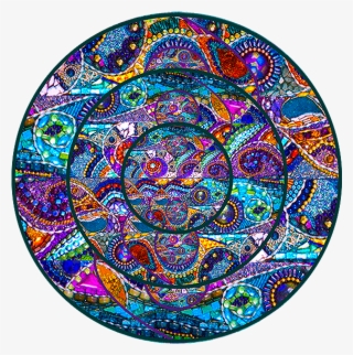 Glimmer Glass Circle - Mosaic #6357837