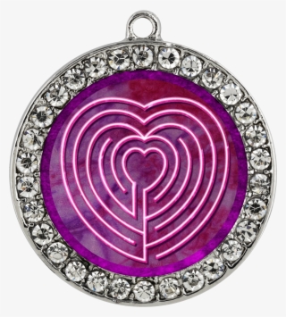 Load Image Into Gallery Viewer, Heart Labyrinth Czech - Necklace #6358620