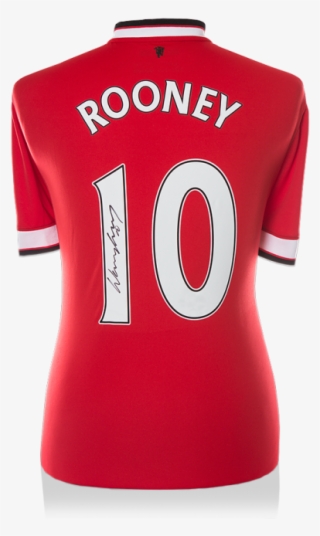 Wayne Rooney Back Signed Manchester United 2014-15 - Wayne Rooney Signed Shirt #6358672