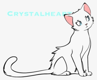 Crystalheart - Warrior Cat Drawing Easy #6359220