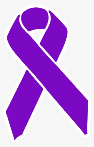 Purple Awareness Ribbon Sticker #6359967